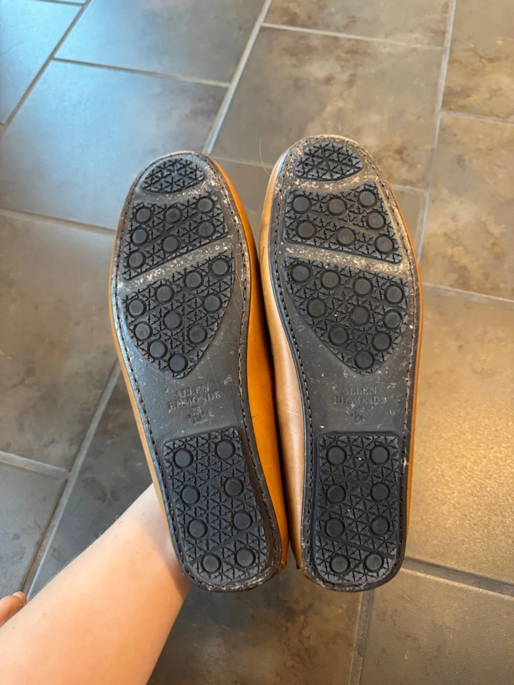 Allen Edmonds Super Sport Penny Loafers 6456 Walnut Brown Leather Slip-on 10.5 - Picture 5 of 14